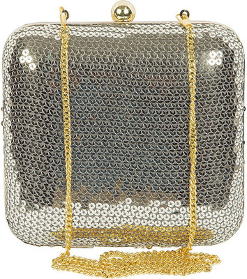 

The Indian Handicraft Store Party Silver Clutch