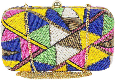 

The Indian Handicraft Store Party Multicolor Clutch