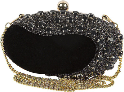 

The Indian Handicraft Store Party Black Clutch