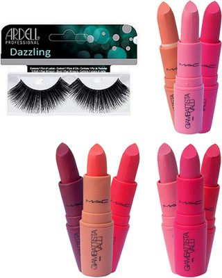 

Dazzling Eyelashes With Mac Giambattista Valli Multi Shades Lipsticks (set of 9 )(Set of 10)
