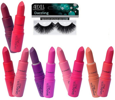 

Dazzling Eyelashes With Giambattista Valli Multi Shades Lipsticks (set of 10 )(Set of 11)