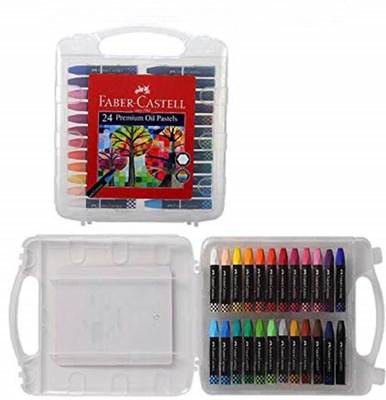 

Faber-Castell Faber-Castell Premium Oil Pastel-24 Shade(Multicolor)