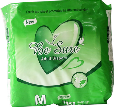 

Besure ADULT DIAPERS MEDIUM 10 PCS Adult Diapers - M(10 Pieces)