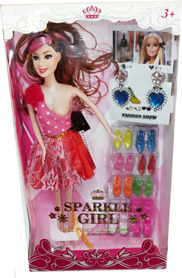 

TALKING GANESHA Beautiful 29 CMS Princess Doll With Accessories Doll Set For Girls - Model 1(Multicolor)