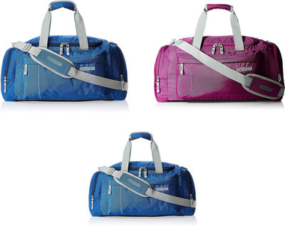 

American Tourister (Expandable) X-BAGS CASUAL2 DUFF 55CM - 65CM BLUE & 65CM MAGENTA Gym Bag(Blue, Purple)