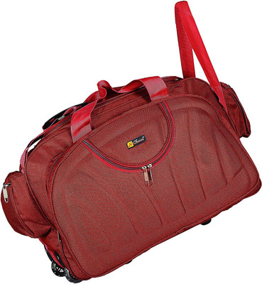 

N choice (Expandable) Travel Duffel bags for men and women (Red) Travel Duffel Bag(Red)