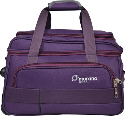 

Murano 19 inch/48 cm Vintage Polyester 42 ltr Duffel Bag/Travel Bag- Black Travel Duffel Bag(Purple)
