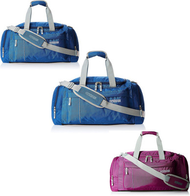 

American Tourister (Expandable) X-BAG CASUAL2 DUF 55CM - 65CM BLUE & 55CM MAGENTA Travel Duffel Bag(Blue, Purple)
