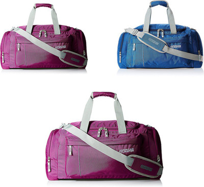 

American Tourister (Expandable) X-BAG CASUAL2 DUF 55CM - 65CM MAGENTA & 55CM BLUE Gym Bag(Blue, Purple)