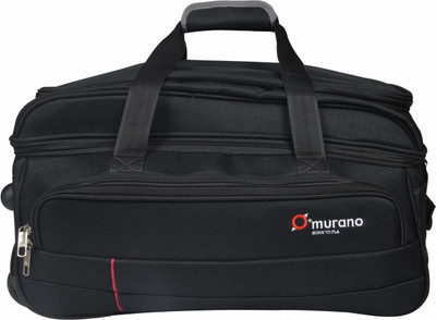 

Murano 22 inch/56 cm Vintage Polyester 42 ltr Duffel Bag/Travel Bag- Black Travel Duffel Bag(Black)