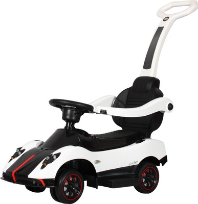 

Hollicy original licensed battery operated ride on by Hollicy - White Car Battery Operated Ride On(White)
