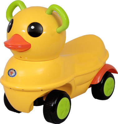 

HLX-NMC cutie duck executive standard manual ride-on for kids - Yellow Scooter Non Battery Operated Ride On(Yellow)