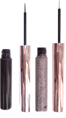 

tanvi27 EYE LINERS 16(BLACK, GLITTERY SILVER)