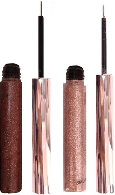 tanvi27 GLITTER EYE LINERS 16(BROWN, GOLDEN)