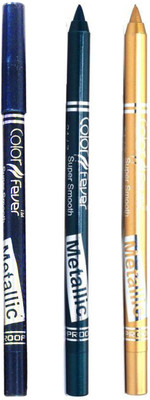 

Color Fever Long lasting waterproof liquid eyeliner 22 12 g(Golden, Navy Blue, Green)