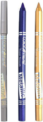 

Color Fever Long lasting waterproof liquid eyeliner 22 12 g(Golden, Silver, Purple)