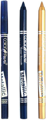 

Color Fever Long lasting waterproof liquid eyeliner 22 12 g(Golden, Navy Blue, Party Blue)