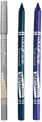 

Color Fever Long lasting waterproof liquid eyeliner 22 12 g(Silver, Purple, Green)