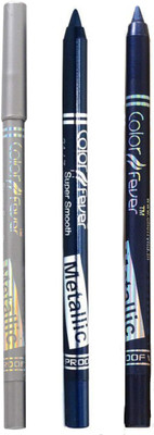 

Color Fever Long lasting waterproof liquid eyeliner 22 12 g(Silver, Navy Blue, Party Blue)