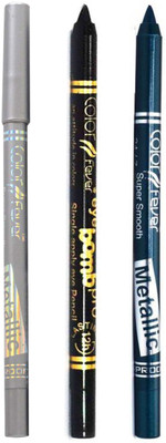 

Color Fever Long lasting waterproof liquid eyeliner 22 12 g(Silver, Green, Black)