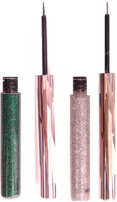 

tanvi27 GLOSSY EYELINER 16(GRASSY GREEN, SILVER)