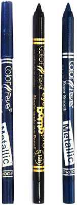 

Color Fever Long lasting waterproof liquid eyeliner 22 12 g(Navy Blue, Party Blue, Black)