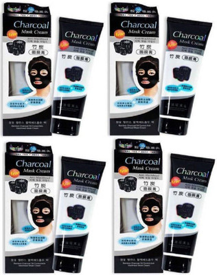

Shopfleet Charcoal FACE MASK FOR BLACK HEAD REMOVAL (130g) (PACK OF 4)(520 g)