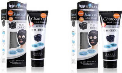 

Shopimoz Peel Off Black Mask Face Pack with Activated Charcoal (Deep Skin Cleansing Face Pack, Pack of 2)(260 g)