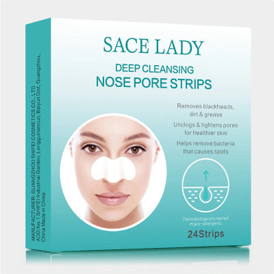 

SACE LADY Deep Cleansing Nose Pore Strips (Pack of 24) - Removes Blackheads, Dirt & Grease(24 g)