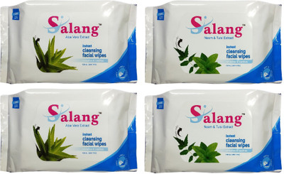

SALANG Everyday cleansing wipes-Aloevera & Neem tulsi(30pcs/pack)(Pack of 30)
