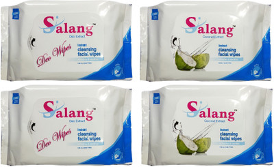 

SALANG Everyday cleansing wipes-coconut & Deo(30pcs/pack)(Pack of 30)