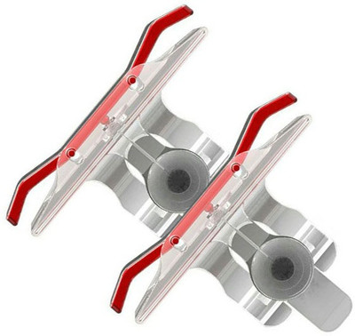 

BUY SURETY PUBG red metal Trigger all smart phone compatible Sensitive Shoot/aim Buttons L1 R1 Trigger Mobile Game Controller ||compatible with all android & IOS smart phone Gaming Accessory Kit(Red, Transparent, For Android, iOS)