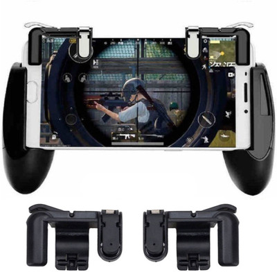 

LIFEMUSIC PUBG Game Mobile Gamepad Controller + L1R1 Shooter/Aim Mobile Trigger Joystick Gamepad That Works On All The Phones Game Pad Gaming Accessory Kit(Multicolor, For Android, iOS)