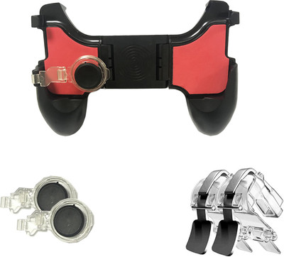 

ONBN pubg trigger for mobile gamepad 5 in 1|best pubg trigger controller joystick with l1 r1 | Mobile Gaming Trigger for PUBG/Fortnite/Rules of Survival Gaming Grip and Gaming Joysticks for 4.5-6.5inch Android iOS Phone [Mobile Game Controller] Gaming Acc