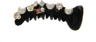 

Anuradha Art Jewellery Party Wear Banana Clip Banana Clip(Black)