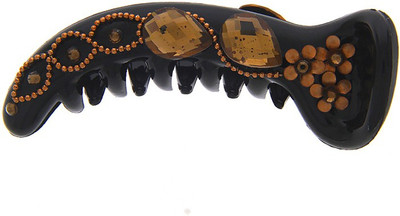 

Anuradha Art Jewellery Party Wear Banana Clip Banana Clip(Black)
