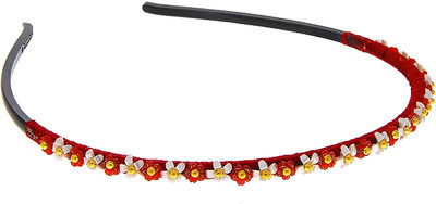 

Anuradha Art Jewellery Hair Bealt Head Band(Red)