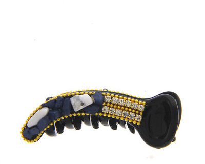 

Anuradha Art Jewellery Party Wear Banana Clip Banana Clip(Blue)