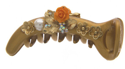 

Anuradha Art Jewellery Party Wear Banana Clip Banana Clip(Gold)