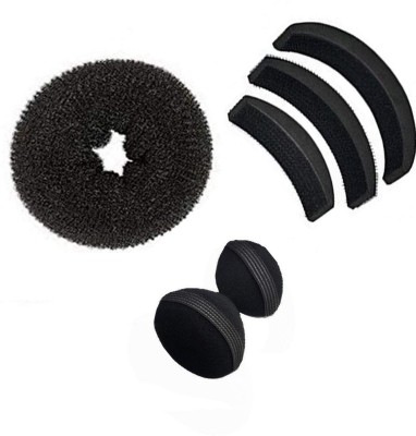 

GULZAR Hair Accessory Combo Of Juda Bands / Combo /puff maker volumizer / Bun Maker For Girls And Women Bun,, Hair Accessory Set, ( black colour ) Hair Accessory Set(Black)