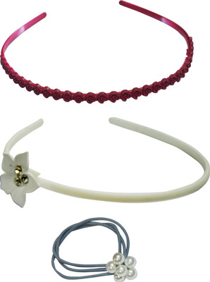 

Angel Glitter Sweet White Daisy Flower Hair Accessory Set(White, Maroon, Grey)