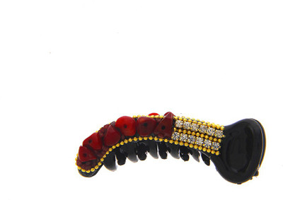 

Anuradha Art Jewellery Party Wear Banana Clip Banana Clip(Red)