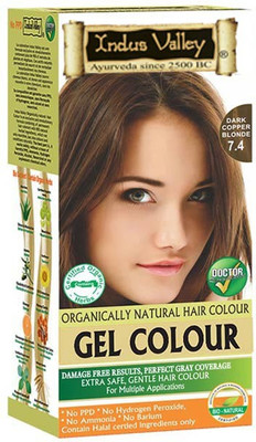 

Indus Valley Organically Natural Hair Color(Dark Copper Blonde)