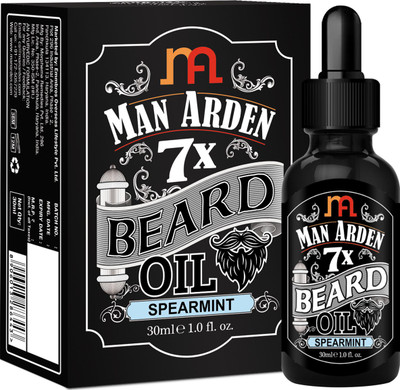 

Man Arden 7X Beard Oil 30ml (Spearmint) - 7 Premium Oils For Beard Growth & Nourishment Hair Oil(30 ml)