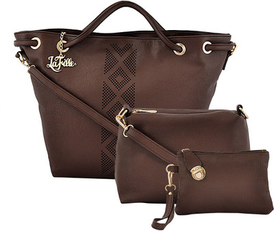 

LaFille Hand-held Bag(Brown)