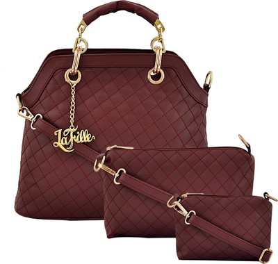 

LaFille Hand-held Bag(Maroon)