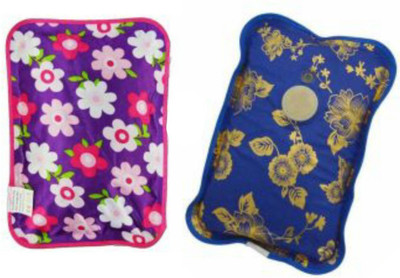 

Cinnamon 2 Pack of Electric Rechargeable Heating Pad for Body Pain Relief Electric 1 L Hot Water Bag(Multicolor)
