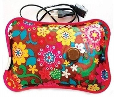 

FUTUREWIZARD Flower Print Electric Rechargeable Heating Pad For Body Pain Relief electric heating bag 1 L Hot Water Bag(Multicolor)