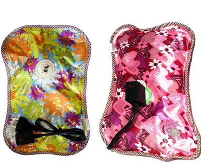 

Cinnamon Best Quality Pain Relief 2 Pack Combo of Electric 1 L Hot Water Bag(Multicolor)
