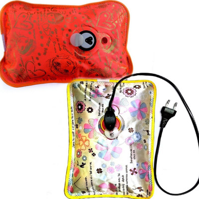 

Cinnamon Pain Reliever 2 Pack of Electric Warm Gel Bag With Auto Cutoff Electric 1 L Hot Water Bag(Multicolor)